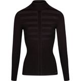 Coltrui - Rolkraag - Lange Mouwen - Zwart - 80% Viscose, 20% Polyamide
