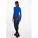 MORGAN - Trui - Koningsblauw - Viscose - Fijn Tricot met Rolkraag