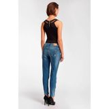 Morgan - Singlet - Transparante Stof - V-Hals - Ritssluiting Achterkant