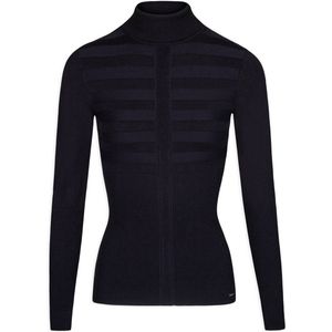 MORGAN - Trui - Marineblauw - Viscose - Fijn Tricot - Rolkraag