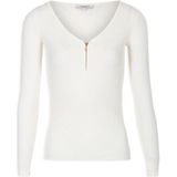 Morgan Longsleeve met Textuur Gebroken Wit