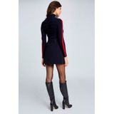 MORGAN - Trui - Blauw - Fijn Tricot - Rolkraag - Lange Mouwen