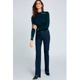 Trui - 192-MAVAO.N - Effen - Viscose - Lange Mouw - Slanke Pasvorm