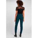 Shirt - DAMIEN - T-shirt - Effen - Knoopsluiting, Licht Transparant, Normale Pasvorm