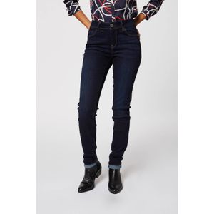 MORGAN - Slim Brut Jeans - Ruw Blauw - Denim