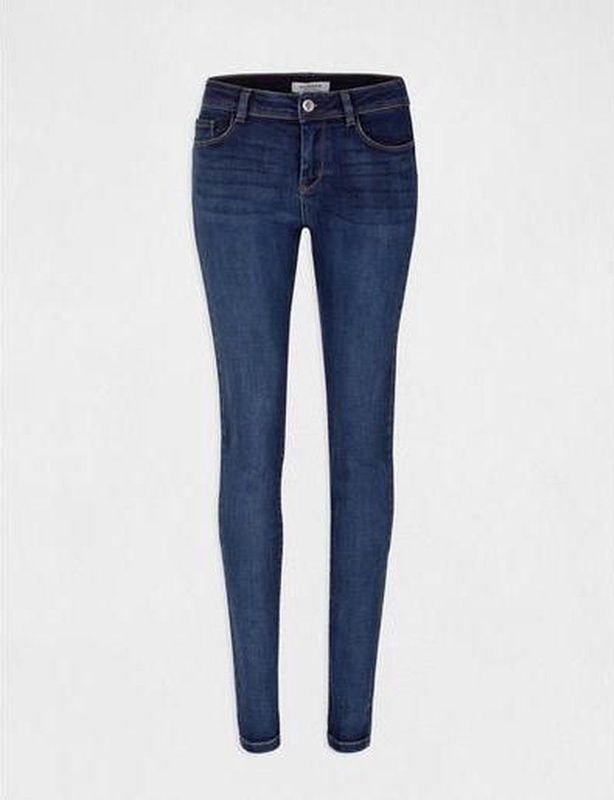 Morgan - Pom - Jeans - Blauw Denim - Skinny - Mid Waist