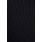 Morgan - Semi-transparante Top - Marine - Met Kant