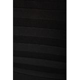 MORGAN - Trui - Zwart - Viscose - Opstaande Kraag en Rits