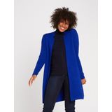 Gebreid Vest - Effen - Viscose - Lange Mouw - Normale Pasvorm