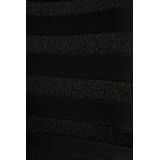 Morgan Fijngebreide Trui met Textuur Zwart