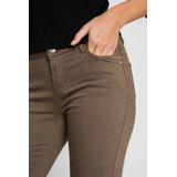 Morgan - Low Waist Skinny Broek - Kaki - Stretchkatoen - 5-Pocket