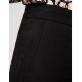 Morgan - Cropped Slim Fit Broek - Zwart