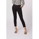 Morgan - Cropped Slim Fit Broek - Zwart