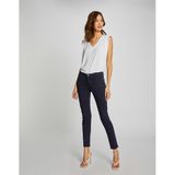 Slim broek MORGAN. Katoen materiaal. Maten 40 FR - 38 EU. Blauw kleur