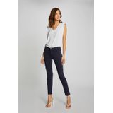 Morgan - Low Waist Skinny Broek - Donkerblauw - Stretchkatoen