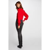 Morgan - Trui - Rood - Ecodownmix - V-hals - Lange Mouwen