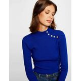 MORGAN - Trui - Blauw - Lange Mouwen - Viscose Materiaal