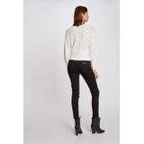 Morgan - Tregging - Zwart - Katoenmix - 5-Pocket, Rits- en Knoopsluiting, Glitters