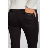 Morgan - Tregging - Zwart - Katoenmix - 5-Pocket, Rits- en Knoopsluiting, Glitters