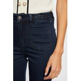 Morgan - 221-PSVEN - Jeans - Donkerblauw - Flared - High Waist