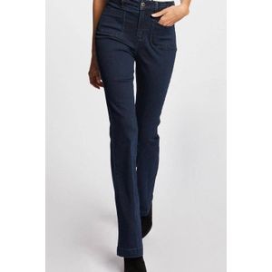 Morgan - 221-PSVEN - Jeans - Donkerblauw - Flared - High Waist