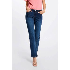 Morgan - Straight Leg Jeans - Donkerblauw - 5-Pocket Model