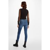 Morgan - Fijngebreide Top - Zwart - Met Kant - V-hals - Lange Mouwen