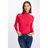 Morgan - Fijngebreide Coltrui - Fuchsia