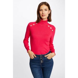 Morgan - Fijngebreide Coltrui - Fuchsia