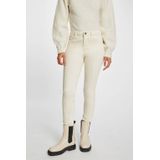 Morgan - Slim Fit Broek - Ecru - 5-Pocket Model