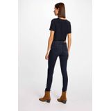 MORGAN - T-shirt - Marineblauw - Polyamide - Korte Mouwen - V-hals