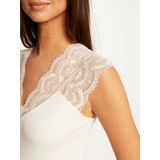 MORGAN - T-shirt - Off White - Polyester - Korte Mouwen