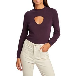 Morgan Sweatshirt voor dames, Vijg, XS