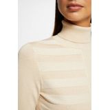 Morgan - Fijngebreide Trui - Lichtroze - Met Col - Lange Mouwen