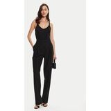 Morgan - Spaghettitop - Zwart - Fijn Gebreid - V-hals en Spaghettibandjes