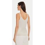 Morgan - Spaghettitop - Ecru - Fijngebreid