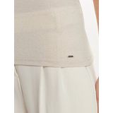 Morgan - Spaghettitop - Ecru - Fijngebreid