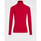Long-sleeved jumper turtleneck wine -Mentos Pink