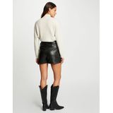 Morgan - Gebreide Trui - Ivoor - Dames - Opstaande Kraag - Lange Mouwen