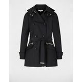 Morgan - 241-gladia Trench - Dames - Zwart - Katoen