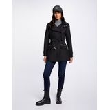 Morgan - 241-gladia Trench - Dames - Zwart - Katoen