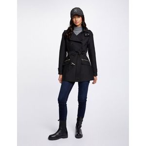 Morgan - 241-gladia Trench - Dames - Zwart - Katoen