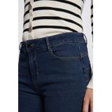 Morgan - Jeans - Blauw Denim - Slimfit - Mid Waist - Lang/Maxi