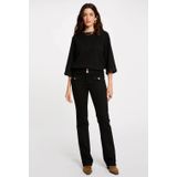 Morgan - Bootcut Jeans - Zwart - Regular Waist - Lange Lengte