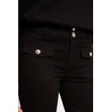 Morgan - Bootcut Jeans - Zwart - Regular Waist - Lange Lengte
