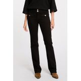 Morgan - Bootcut Jeans - Zwart - Regular Waist - Lange Lengte