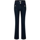 Morgan - Bootcut Jeans - Donkerblauw - Hoge Taille