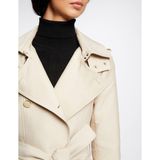 Morgan Trenchcoat Jas met Ceintuur Ecru