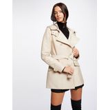 Morgan Trenchcoat Jas met Ceintuur Ecru