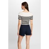 Morgan - Regular Fit - Denim Short - Donkerblauw - Katoenmix